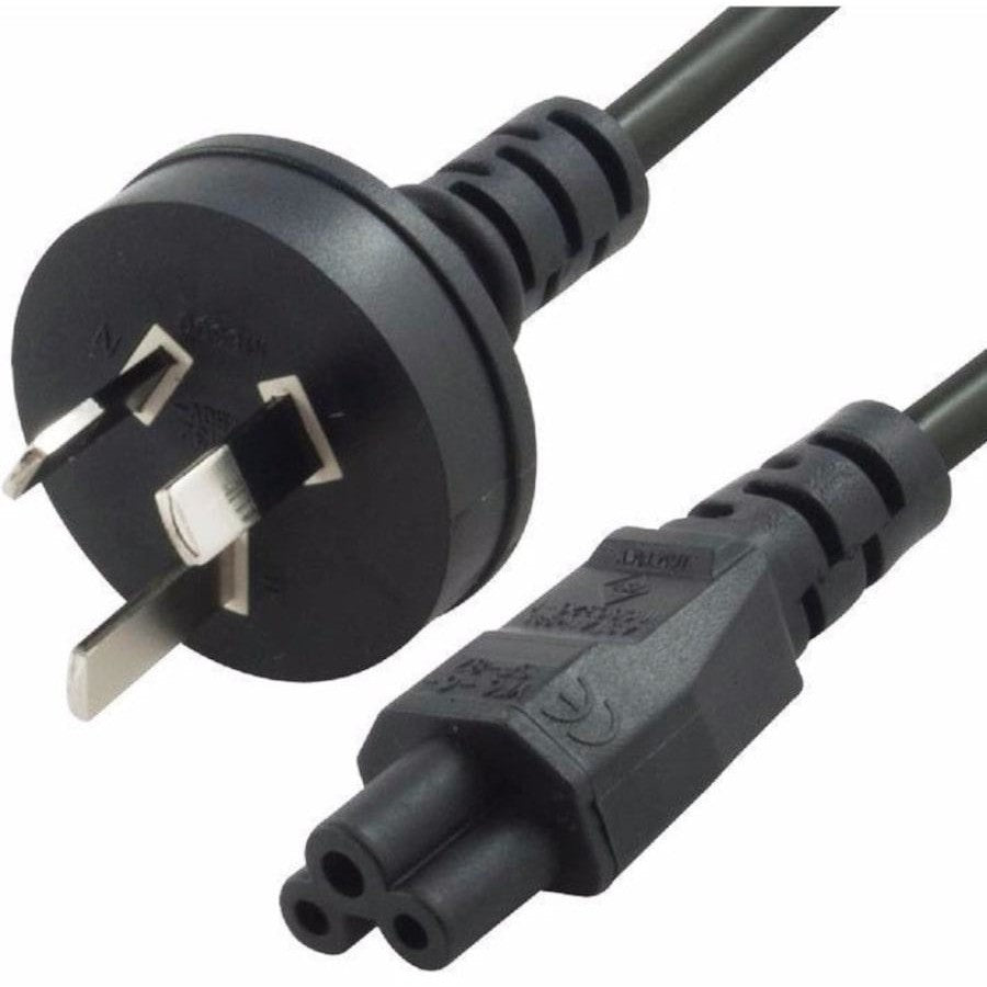 Astrotek AU Power Lead Cord Cable 2m 3-Pin to Cloverleaf Plug