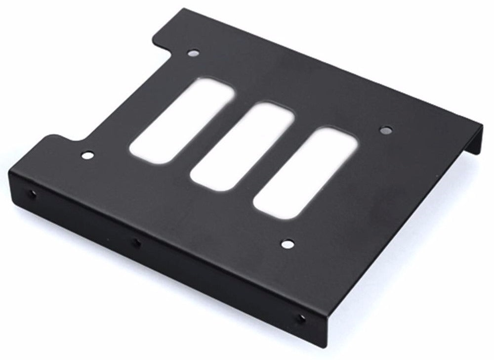 Aywun 2.5" to 3.5" Bracket Metal. Supports SSD. Bulk Pack no screw. *Some cases may not be compatible as screw holes may required to be drilled.