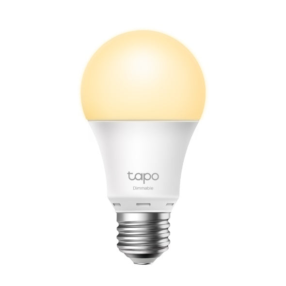 TP-Link Tapo L510E Smart Light Bulb Edison Fitting, Dimmable, No Hub Required, Voice Control, Schedule Timer 2700K 8.7W 2.4 GHz 802.