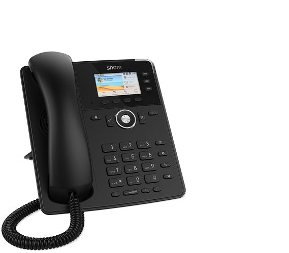 SNOM D717 4 Line Professional IP Phone, Gbit port 1 USB port, 4 Context-sensitive Function Keys, Wideband Audio