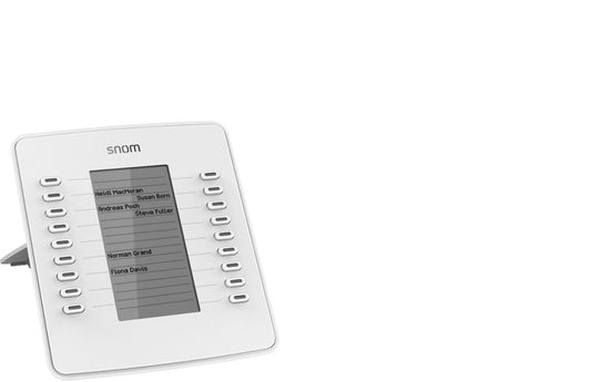 SNOM D7W Expansion Module USB for D785, D765, D745, D735, D725, D717  D715, White, 18 Freely Programmable, Coloured LED Buttons