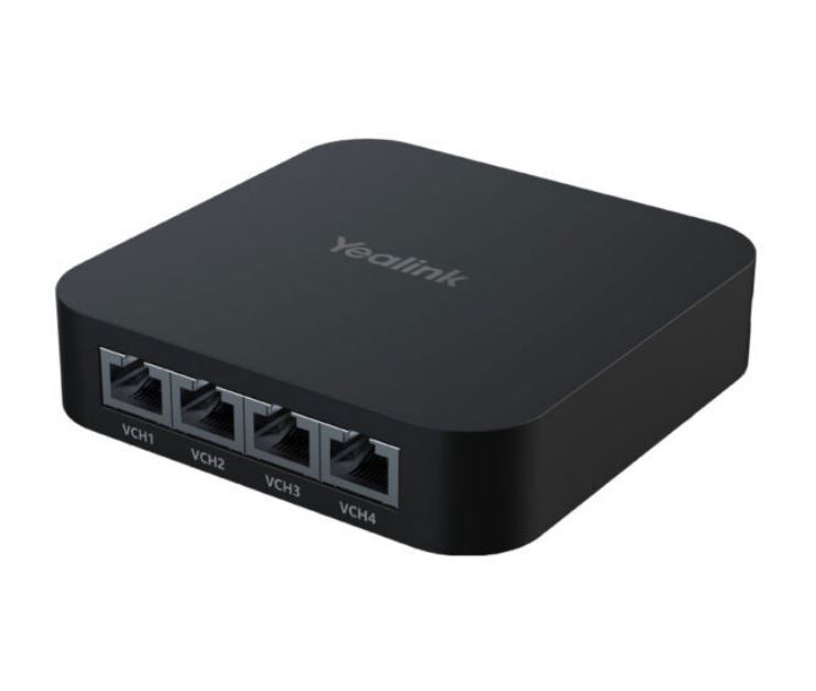 Yealink RCH40 E2 4-Port PoE Switch, Used For Connecting Yealink Meeting Room Cameras, Microphones Speakers
