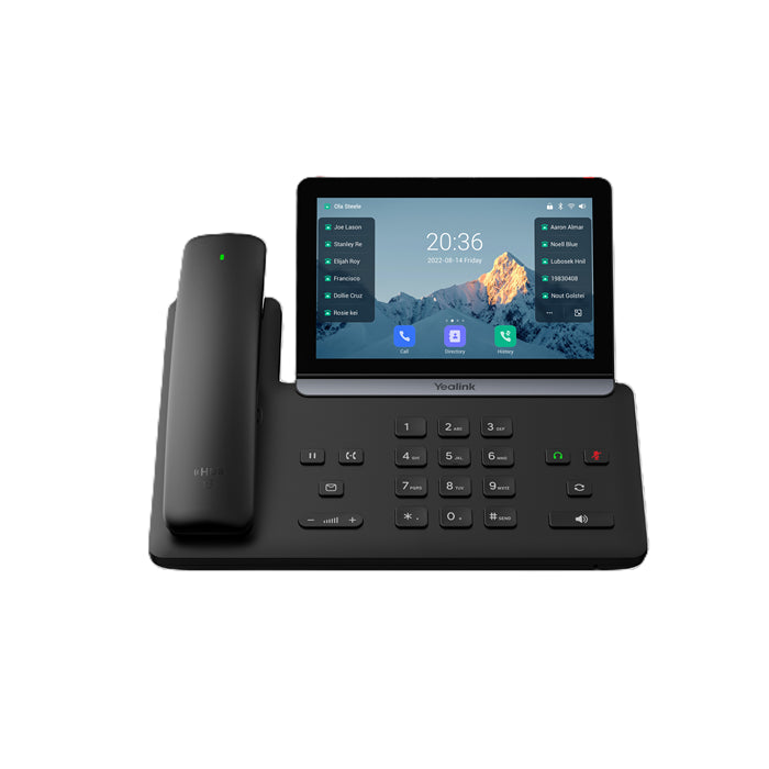 Yealink SIP-T88W Pro IP Phone, 7" Touchscreen, Android 13, HD Voice, Bluetooth Handset, Wi-Fi 6, Dual USB, PoE, Wall Mountable