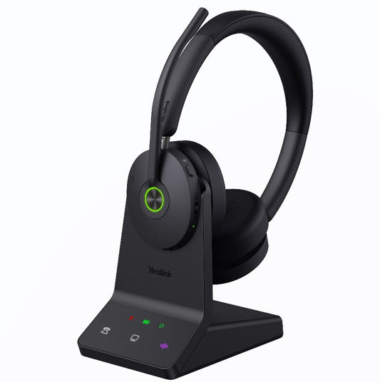 Yealink WH68 Dual UC DECT  Bluetooth Wireless Technology, 4-Mic Hybrid ANC, 4-Mic Noise Cancellation, All-Day-Wearing Comfort