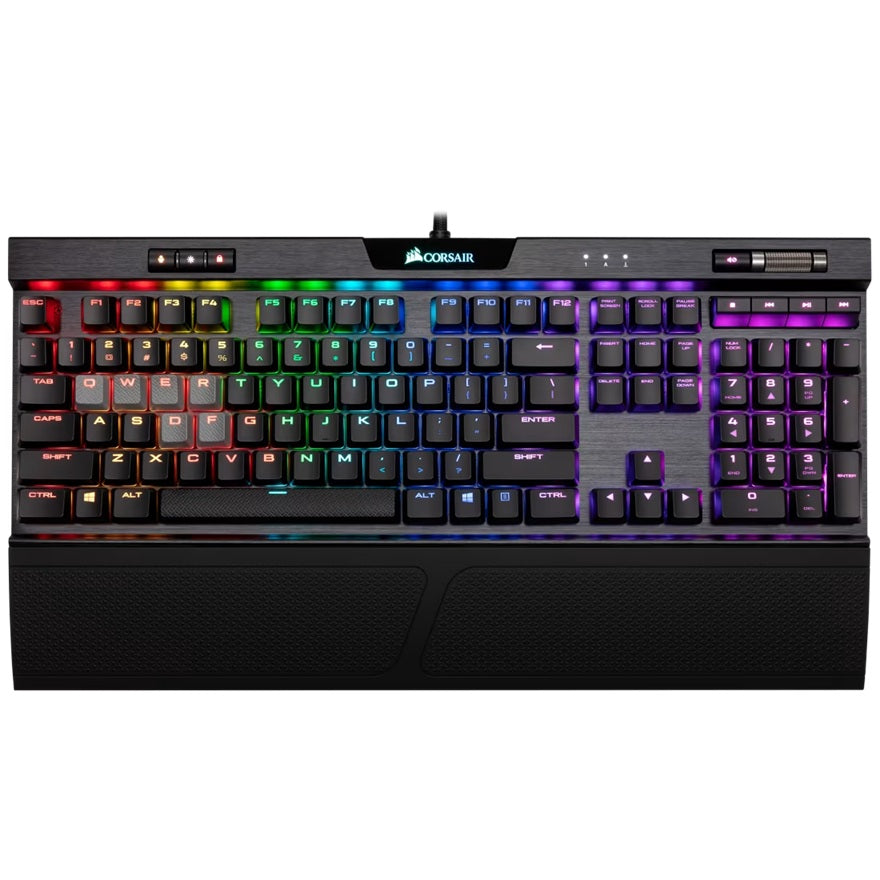 Corsair K70 RGB PRO Mechanical Gaming Keyboard, Backlit RGB LED, CHERRY MX SPEED, Black, Black PBT Keycaps Professional Gaming(LS)