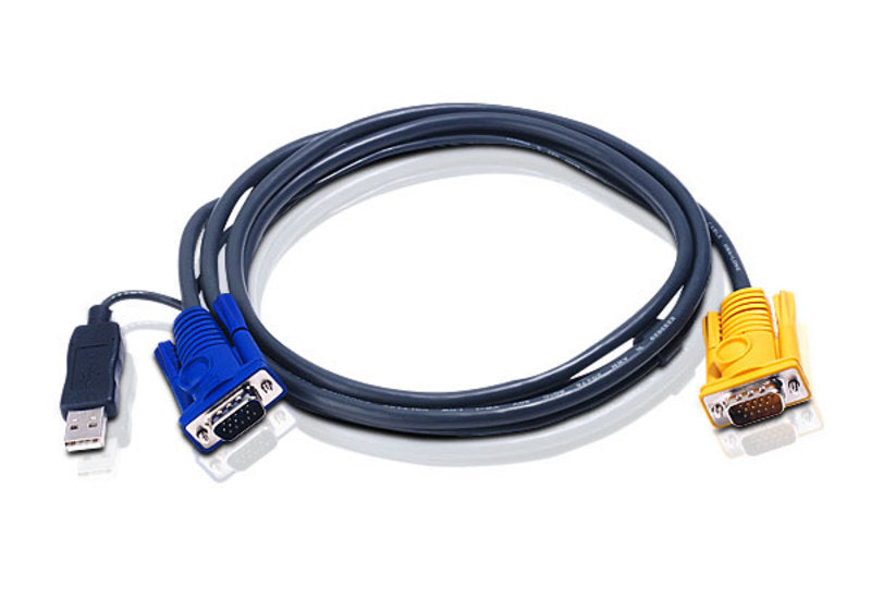 Aten KVM Cable 1.8m with 3 in 1 SPHD to VGA USB
