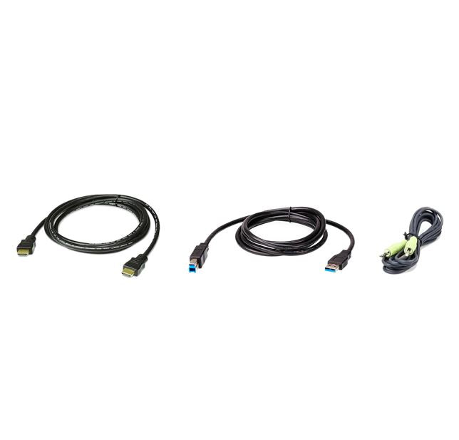 Aten 2L-7D02UHX3 KVM Cable 1.8m with HDMI, USB Audio to HDMI, USB Audio
