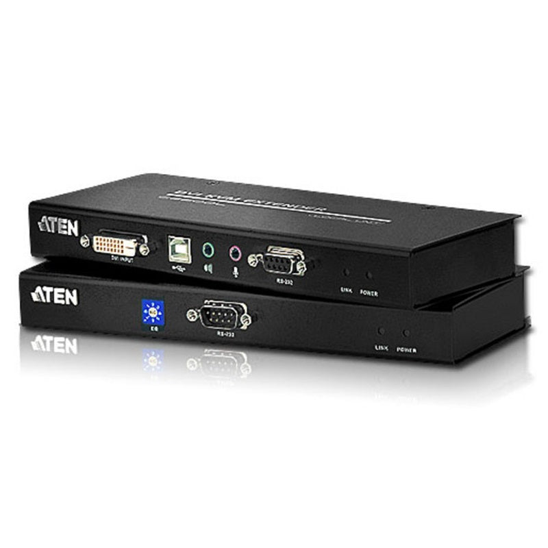 Aten USB Single Link DVI KVM Console Extender with Audio RS232 - 1920x1200