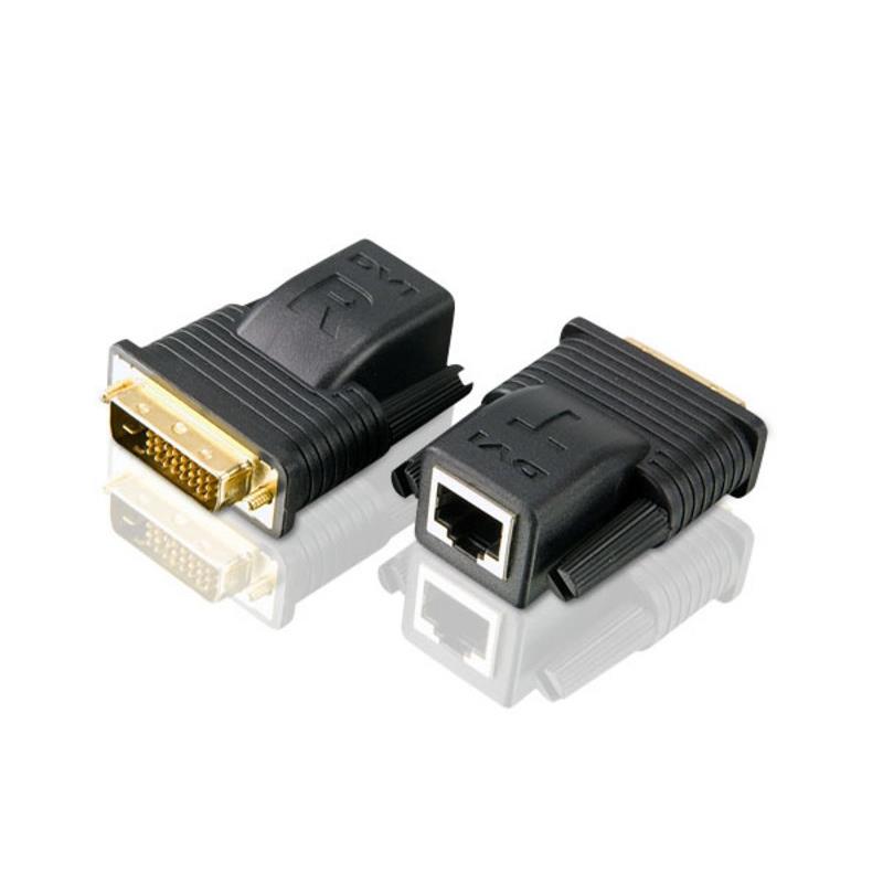 Aten Video Extender DVI via Cat 5, Up to 1080P@15m 1080i@20m, Non-Powered, Supports Hot-Plugging,