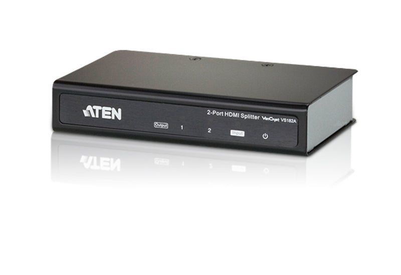 Aten Video Splitter 2 Port HDMI 4K Splitter 340MHz, Ultra HD 4kx2k 1080p Full HD, Supports Dolby True HD