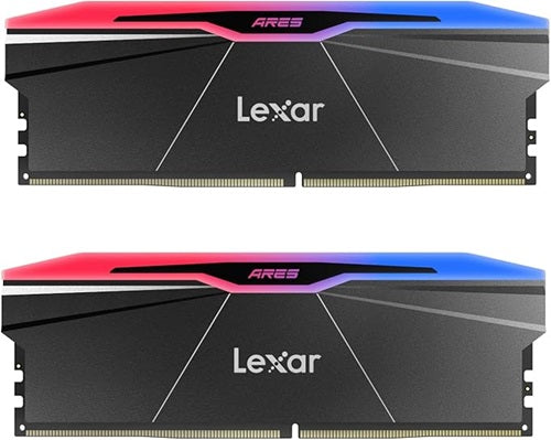 Lexar LD5U16G76C36BR-RGD ARES 2nd Gen U-DIMM DDR5 7600 32GB Kit (16GB*2), CL36, RGB Black, dual pack