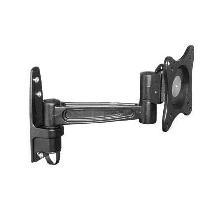 Brateck Single Monitor Wall Mount tilting Swivel Wall Bracket Mount VESA 75mm/100mm For most 13''-27” LED, LCD flat panel TVs; up to 15kg