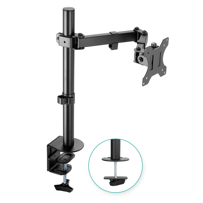 mbeat® activiva ErgoLife Single Monitor Screen Double Joint Monitor Arm Fit Screen Screen:13""- 32"" Detachable VESA Net Weight3kg
