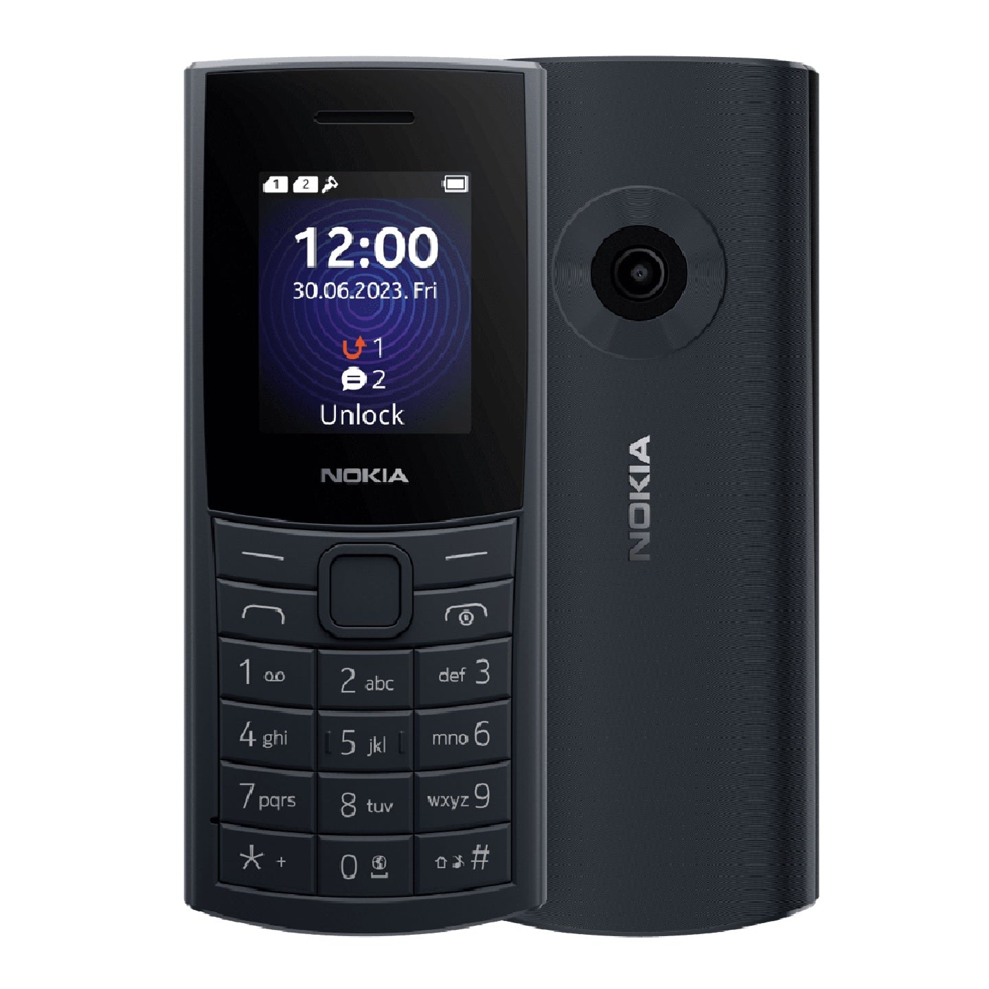 Nokia 110 4G 128MB - Midnight Blue (1GF018NPE1L01)*AU STOCK*, 1.8", 48MB/128MB, Dual SIM, 1450mAh, 2 Years Warranty
