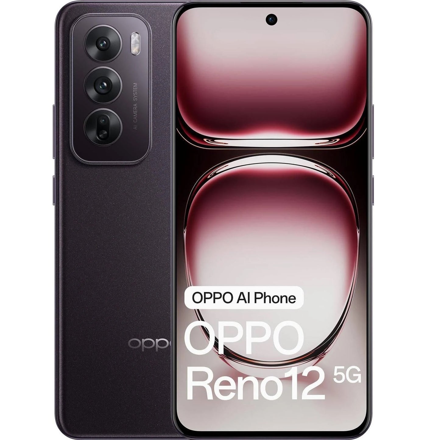 OPPO Reno12 5G - Black Brown(CPH2625AU Black)*AU Stock*, 6.7", Full HD+, 120Hz, 12GB/256GB, 50MP/32MP, Dual SIM, 5000mAh, 2 Years Warranty