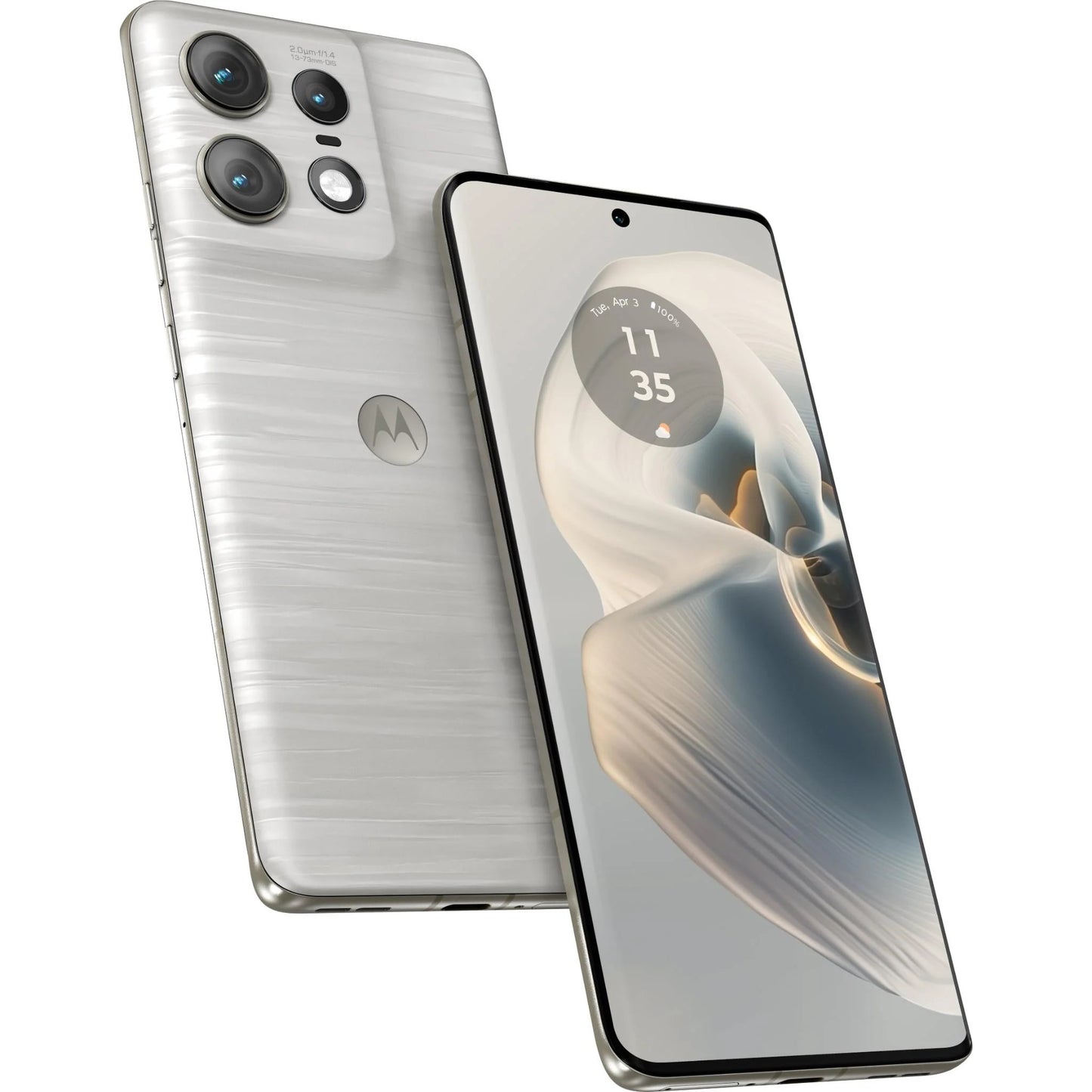 Motorola EDGE 50 PRO 5G 256GB - Moonlight Pearl*AU STOCK*, 6.7", OLED, 12GB/256GB, 50MP/50MP, Single+ eSIM, 4500mAh, 2 Years Warranty