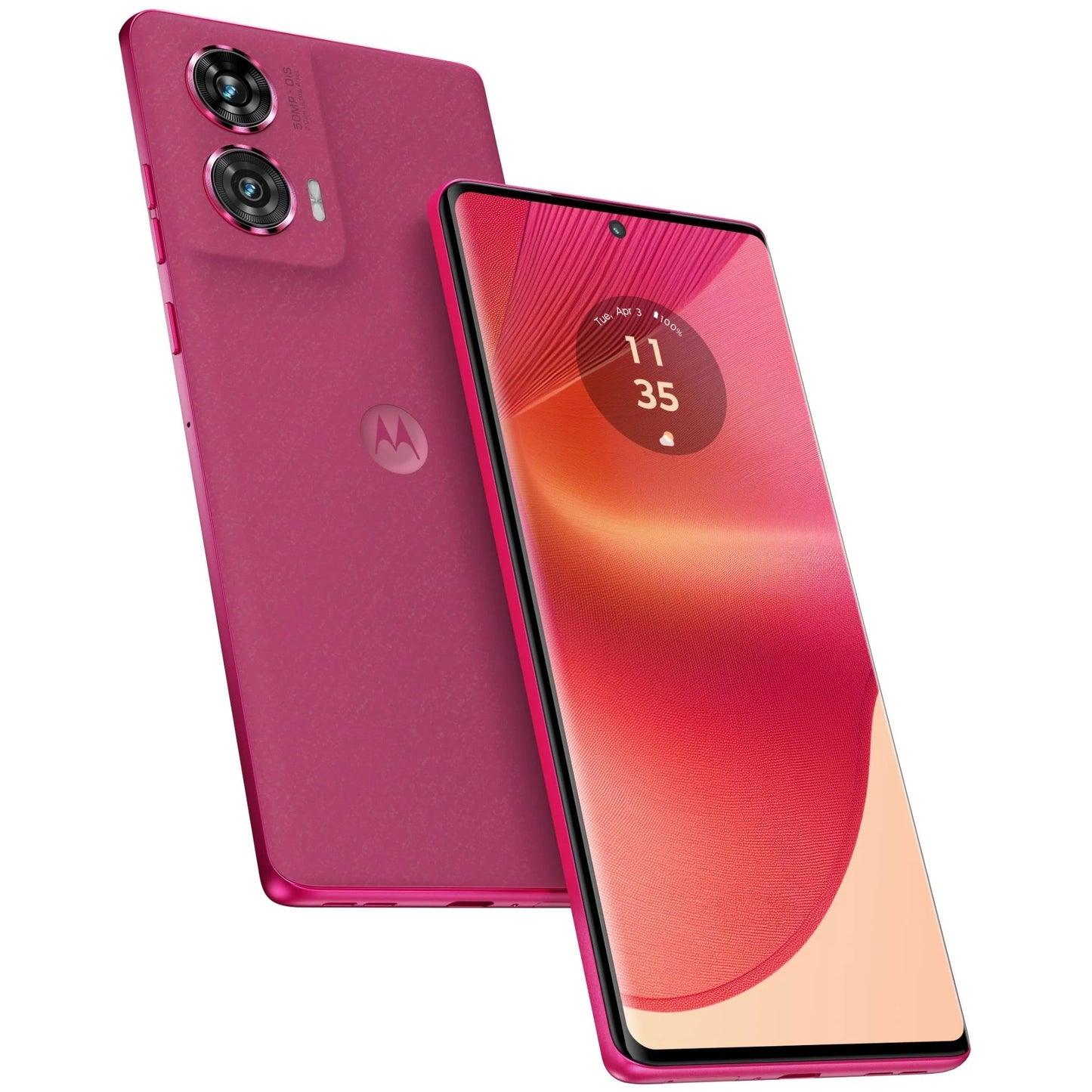 Motorola EDGE 50 Fusion 5G 256GB- Hot Pink,*AU STOCK*6.7",OLED,12GB/256GB, Dual SIM,50MP/32MP,Splash Proof,500mAh,2 Years Warranty
