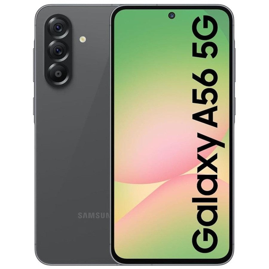 Samsung Galaxy A56 5G 128GB EE - Awesome Graphite *AU STOCK*, 6.7", Full HD+, 120Hz, 8GB/128GB, 50MP/12MP, Single+ eSIM, 5000mAh, 3 Years Warranty