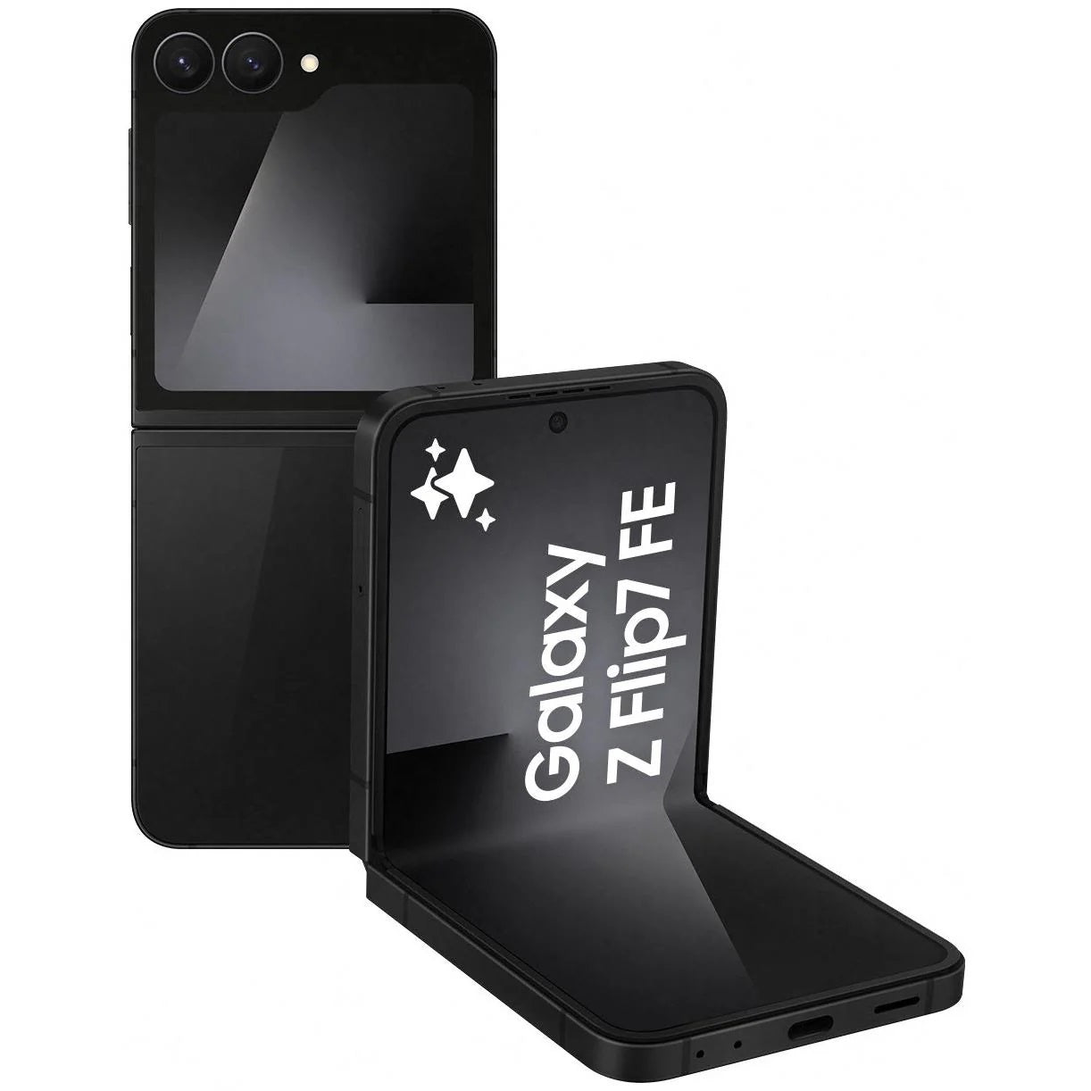 Samsung Galaxy Z Flip7 FE 5G 256GB - Black *AU STOCK*, 6.7", Full HD+, 120Hz, 8GB/256GB, 50MP/10MP, Single+ eSIM, 4000mAh, 2 Years Warranty