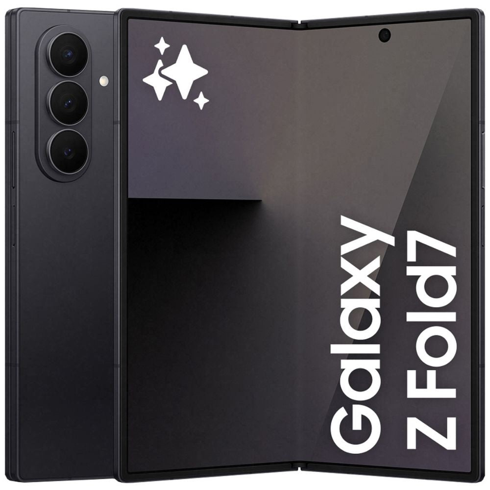 Samsung Galaxy Z Fold7 5G 512GB - Jet Black*AU STOCK*, 8.0", QXGA+, 120Hz, 12GB/512GB, 200MP/10MP, Single + eSIM, 4400mAh, 2 Years Warranty
