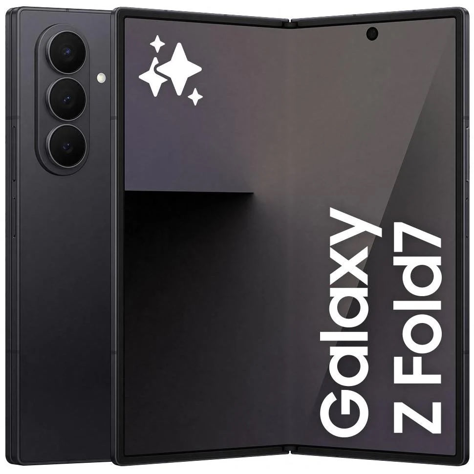 Samsung Galaxy Z Fold7 5G 1TB - Jet Black *AU STOCK*, 8.0", QXGA+, 120Hz, 16GB/1TB, 200MP/10MP, Single+ eSIM, 4400mAh, 2 Years Warranty