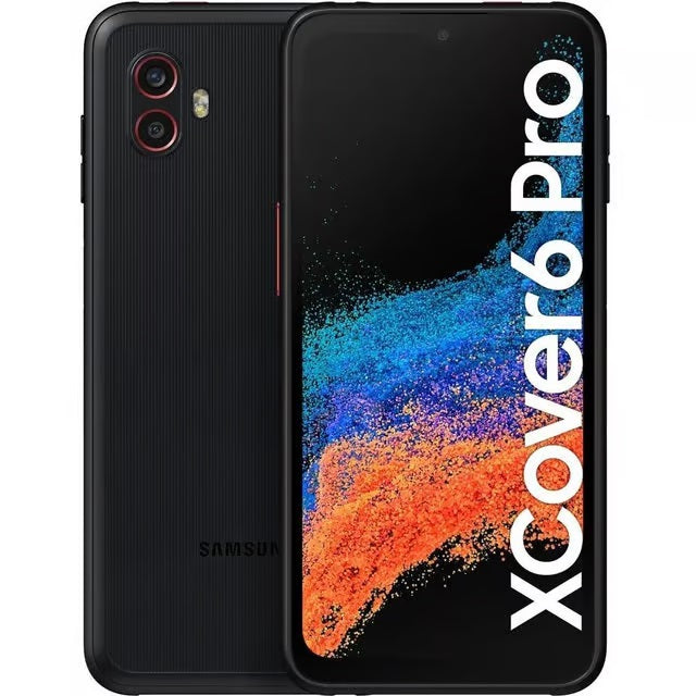 Samsung Galaxy XCover6 Pro 5G 128GB EE - Black, 6.6", Full HD+, 120Hz, 6GB/128GB, 50MP/13MP, IP68, Dual SIM, 4050mAh, 3 Years Warranty