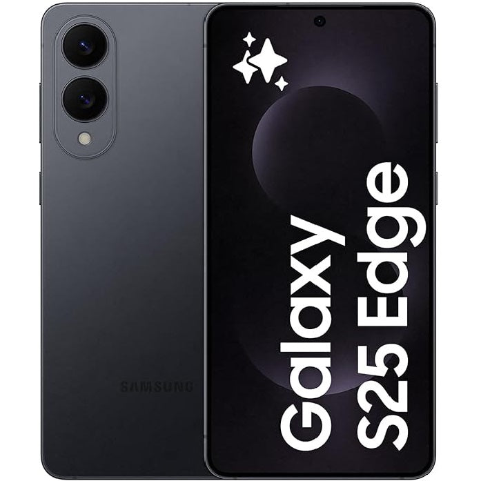 Samsung Galaxy S25 Edge 5G 512GB - Titanium Jetblack *AU STOCK*, 6.7", Quad HD+, 12GB/512GB, 200MP/12MP, Single+ eSIM, 3900mAh, 2 Years Warranty
