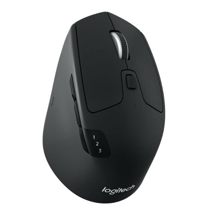 Logitech M720 Triathlon Multi-Device Wireless Bluetooth Mouse with Flow Cross-Computer Control File Sharing for PC Mac Easy-Switch up to 3 Devices