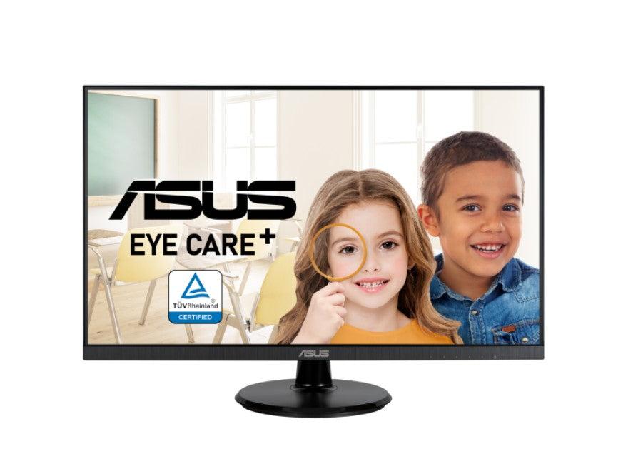 ASUS VA27DQF 27" Eye Care Gaming Monitor, IPS, Full HD, Frameless, 100Hz, Adaptive-Sync, 1ms MPRT, HDMI, DisplayPort, Low Blue Light, Flicker Free, Wa