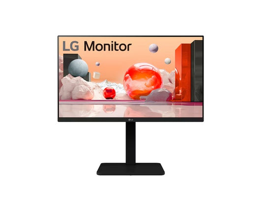 LG 24" FHD IPS Business FHD 1920x1080 16:9 5ms Height Adjustment Tilt Swivel Pivot  Speaker, VESA Display Port, HDMI, Headphone Audio 3yrs Monitor