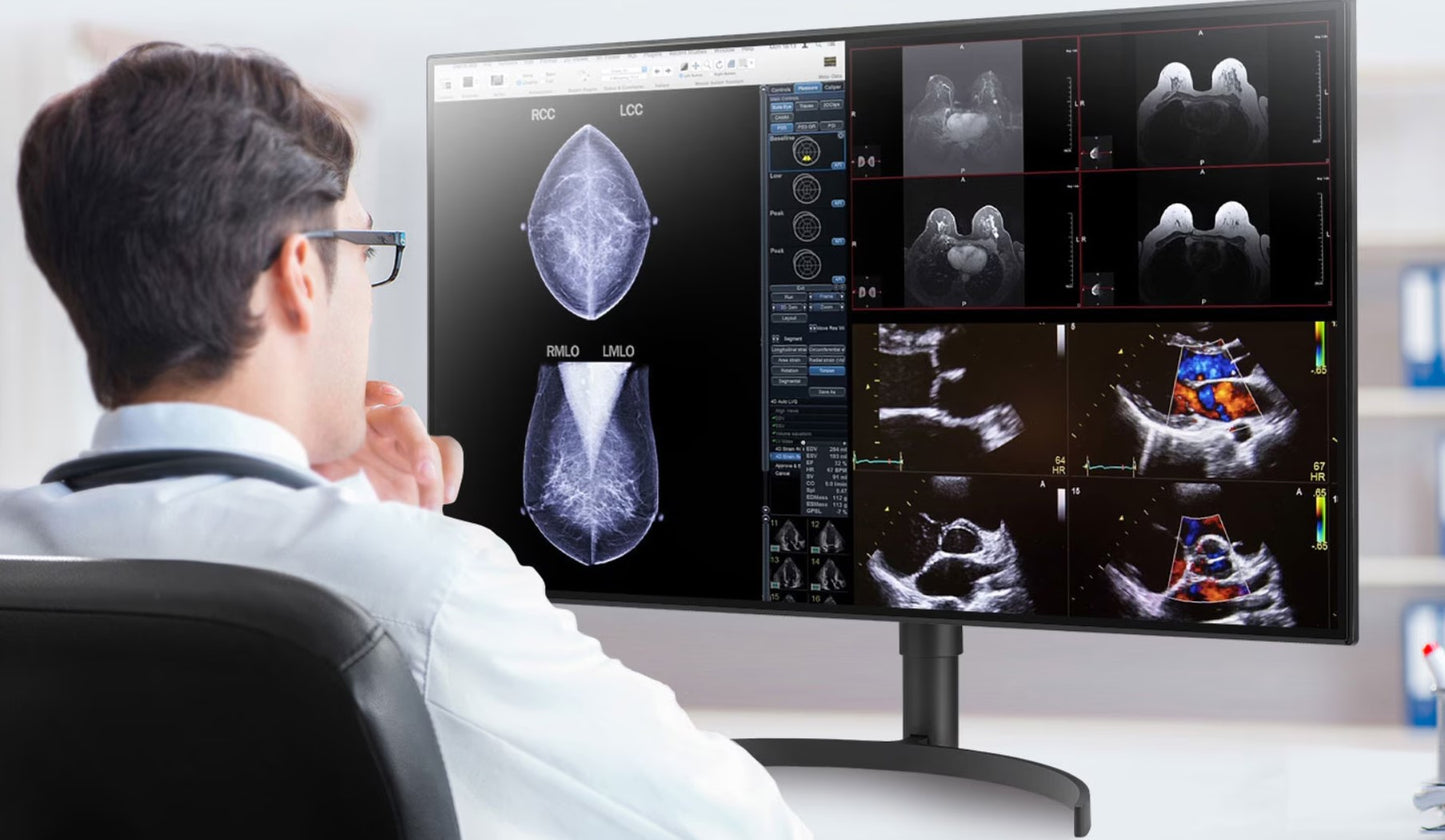 LG 32" 32HL512D-B IPS Diagnostic, Multi-Input, PBP, Height Adjust, Realistic Colour, Pathology Mode, Monitor. Project and Professional