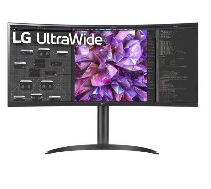 (LS)LG 34" IPS QHD 34WQ75C Ultra-Wide QHD Curved 3440x1440 1000R 5ms HDR10 sRGB IPS DP HDMI USB-C 90w PD LAN VESA Tilt Height Range Monitor