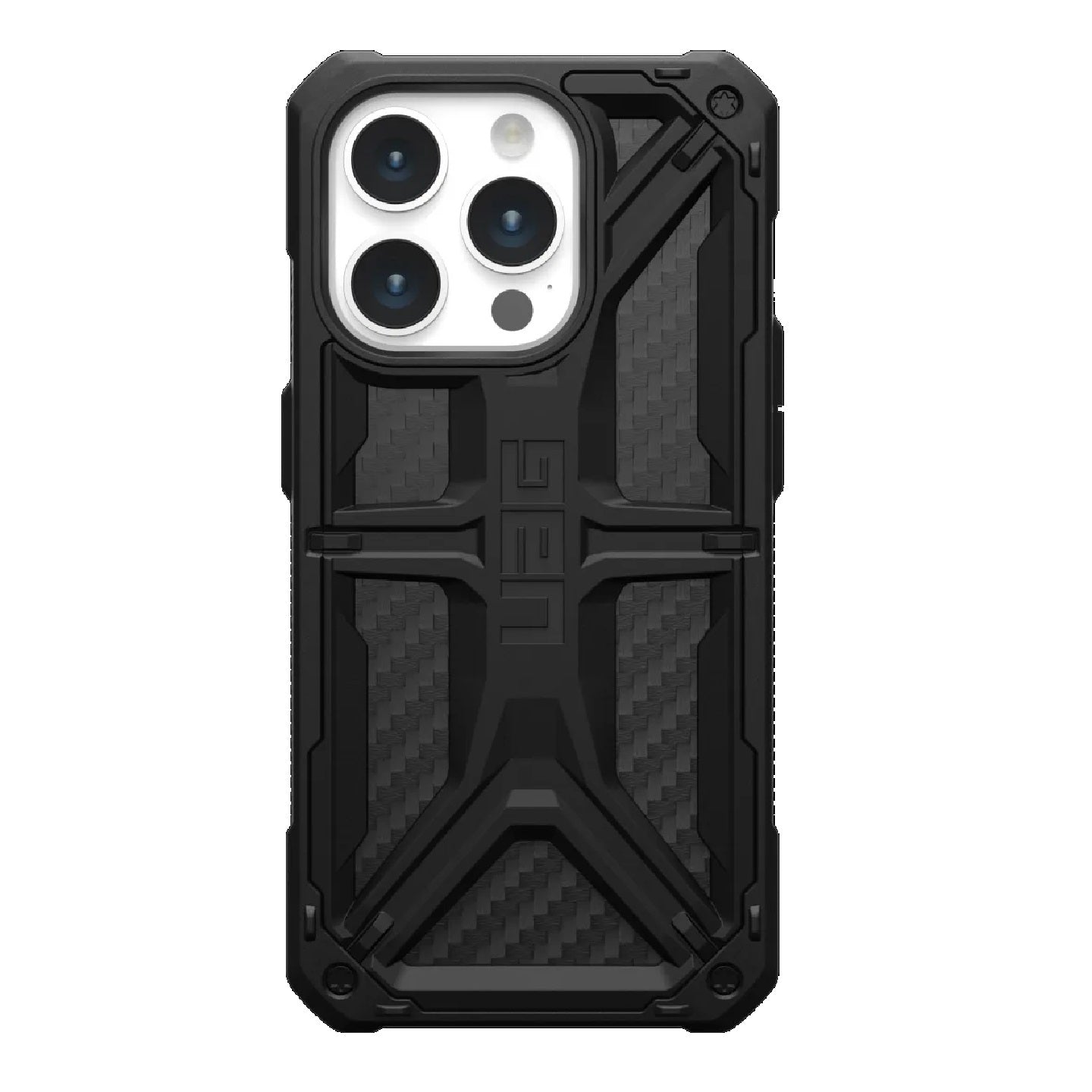 UAG Monarch Apple iPhone 15 Pro (6.1") Rugged Case - Carbon Fiber (114278114242), 20ft. Drop Protection (6M), 5 Layers Protection, 10 Years Warranty