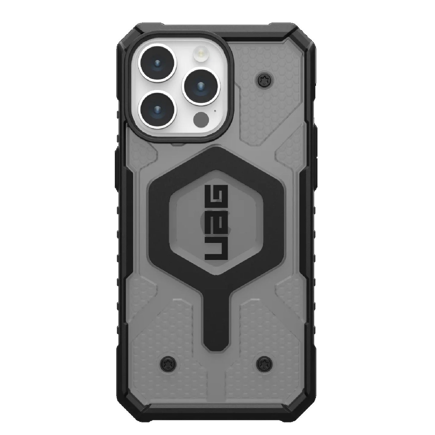 UAG Pathfinder MagSafe Apple iPhone 15 Pro Max (6.7") Rugged Case - Ash (114301113131), 18ft. Drop Protection (5.4M), Tactical Grip, 10 Years Warranty