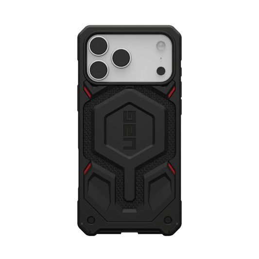 UAG Monarch Pro MagSafe Kevlar Apple iPhone 17 Pro (6.3") Rugged Case - Kevlar Black (114513113940), 25ft. Drop Protection (7.6M), 10 Years Warranty
