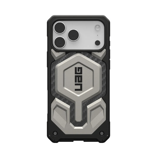 UAG Monarch Pro MagSafe Apple iPhone 17 Pro Max (6.9") Rugged Case -Titanium (114514113636), 25ft. Drop Protection (7.6M), 10 Years Warranty