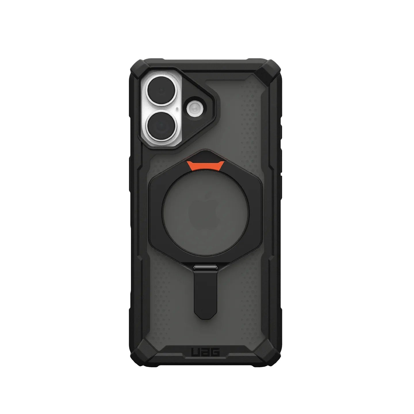 UAG Plasma XTE MagSafe Apple iPhone 17 (6.3") Rugged Case - Black/Pop Orange (114526114097), 20ft. Drop Protection (6M), 1 Years Warranty