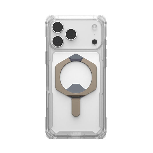 UAG Plasma XTE MagSafe Apple iPhone 17 Pro (6.3") Rugged Case - Clear/Titanium (114527114G36), 20ft. Drop Protection (6.1M), 1 Years Warranty