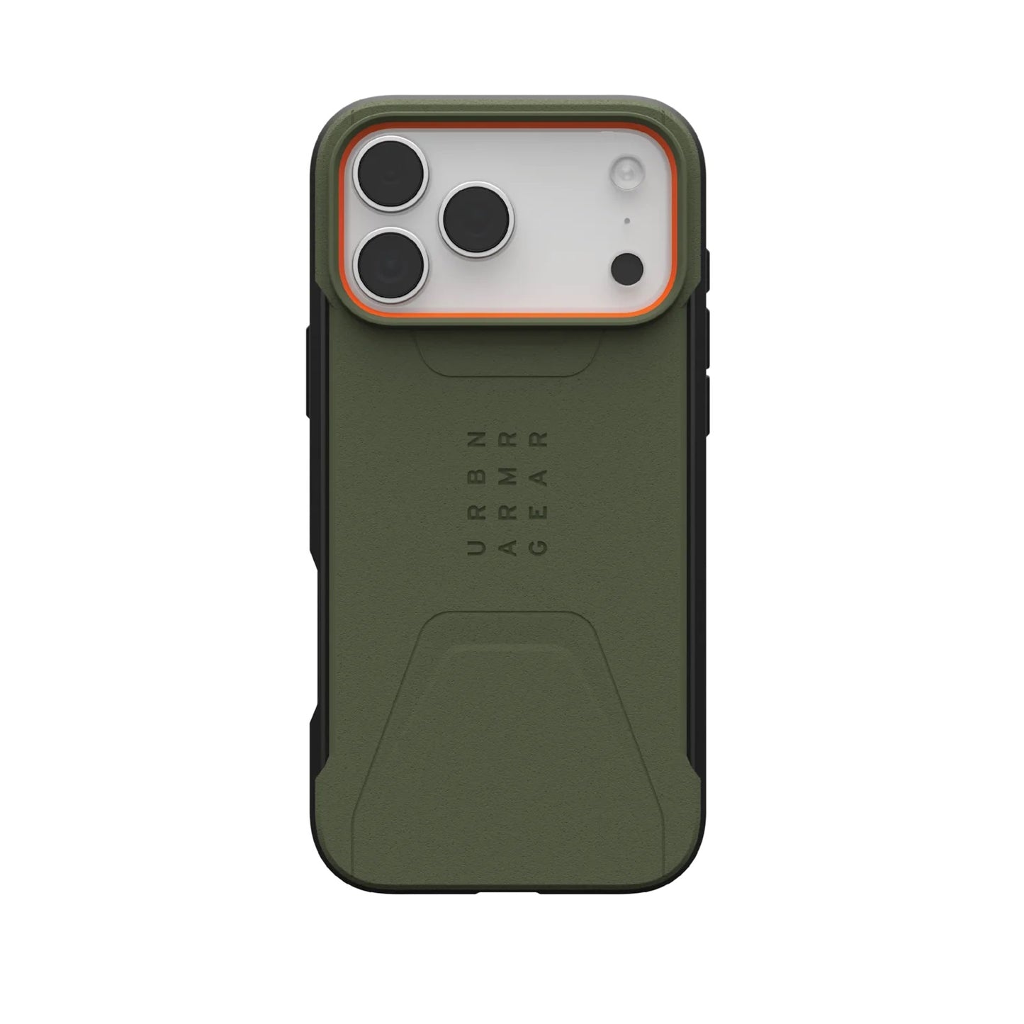 UAG Civilian Magsafe Apple iPhone 17 Pro Max (6.9") Rugged Case -Olive/Orange(114546117297),20ft. Drop Protection (6M),Raised Screen,10 Years Warranty