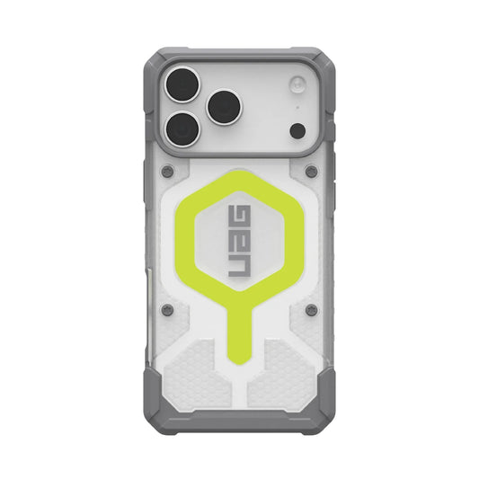 UAG Pathfinder Clear MagSafe Apple iPhone 17 Pro Max (6.9") Rugged Case - Active Neon (114552118181), 18ft Drop Protection (5.5M), 10 Years Warranty
