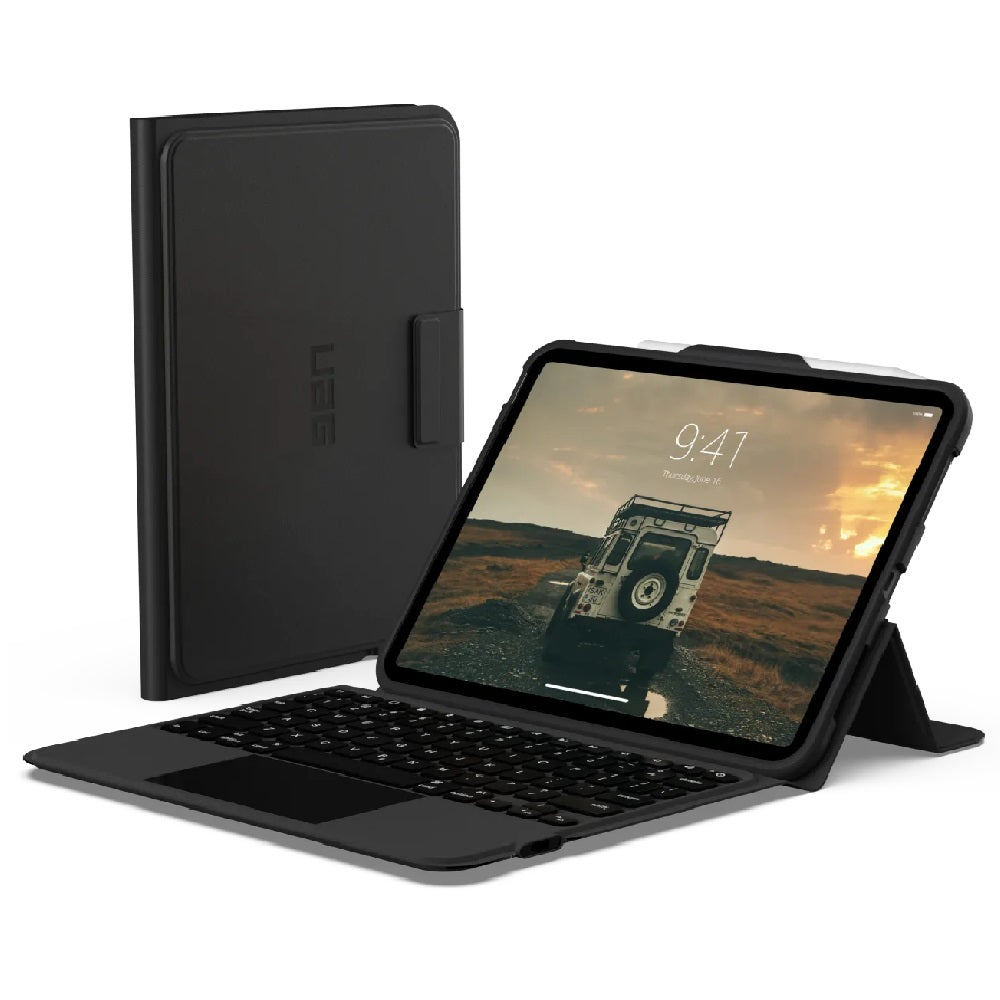 UAG Apple iPad (11.0") 11th Gen (A16) /iPad 10th Gen (10.9") Bluetooth Keyboard with Trackpad Rugged Case (English)- Black/Ash - 1 Year Warranty
