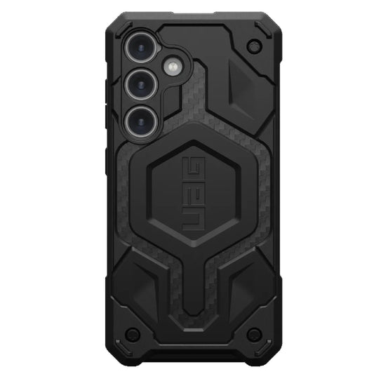 UAG Monarch Pro Magnetic Samsung Galaxy S24 5G (6.2") Rugged Case - Carbon Fiber (214412114242), 25ft. Drop Protection (7.6M), 10 Years Warranty