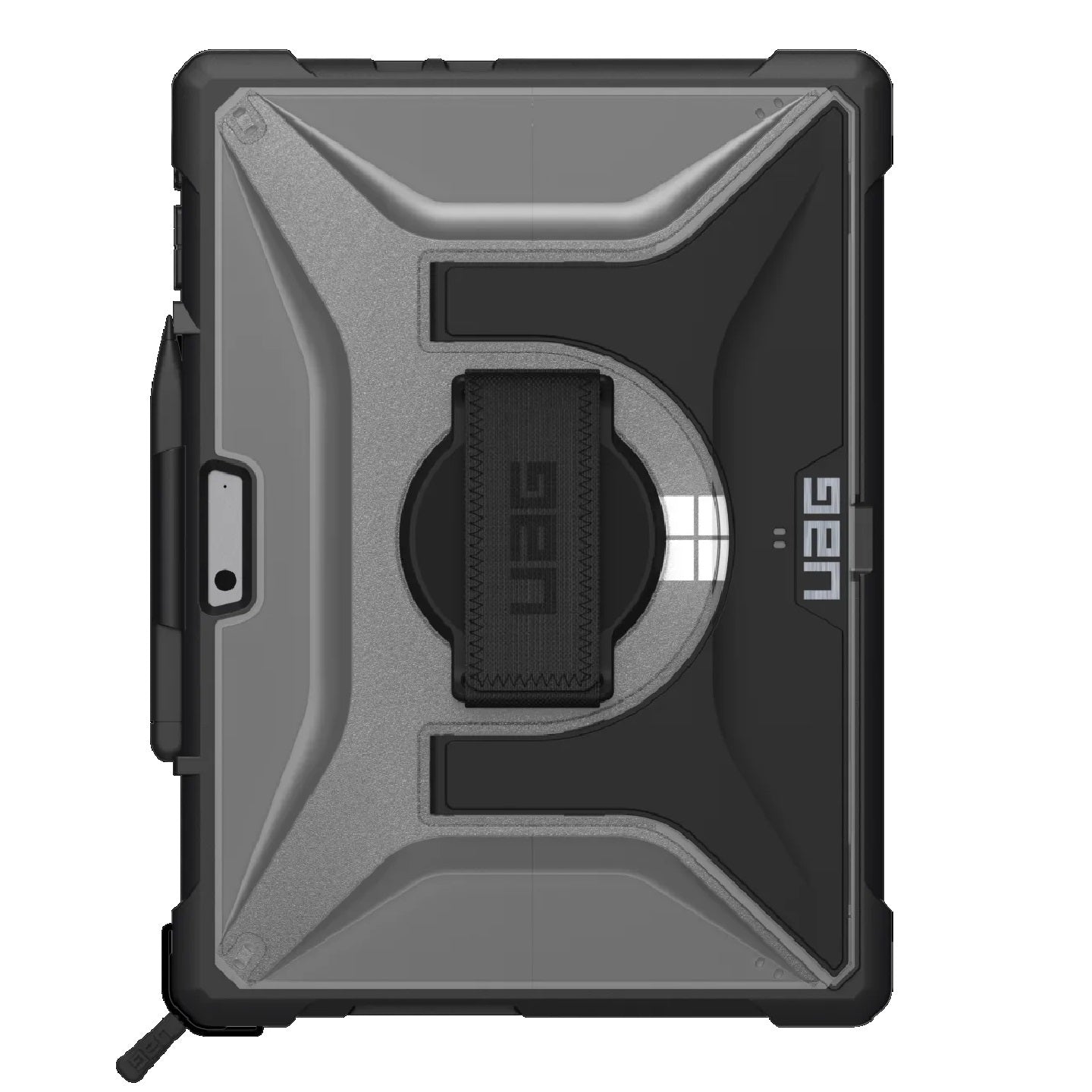 UAG Plasma Microsoft Surface Pro 11/Pro 10/Pro 9 Hand Shoulder Strap Rugged Case -Ice (324012114343), DROP+ Military Standard, 10 Years Warranty