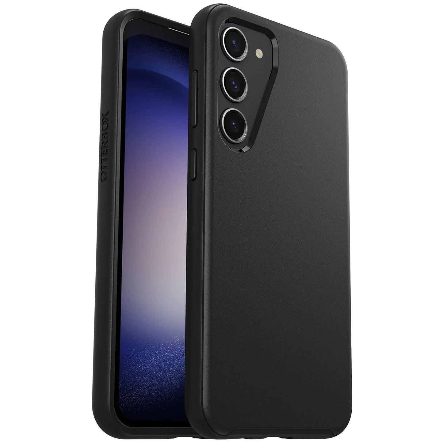 OtterBox Symmetry Samsung Galaxy S23+ 5G (6.6") Case Black - (77-91122), Antimicrobial, DROP+ 3X Military Standard, Raised Edges, 7 Years Warranty