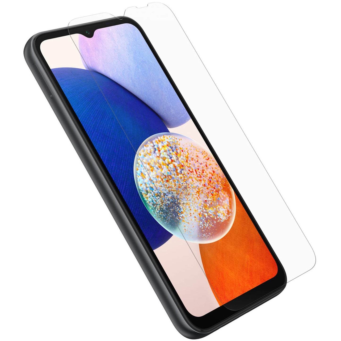 OtterBox Trusted Glass Samsung Galaxy A14 5G (6.6") Screen Protector Clear - (77-91373), 2x Anti-Scratch, 9H Surface Hardness, 2 Years Warranty