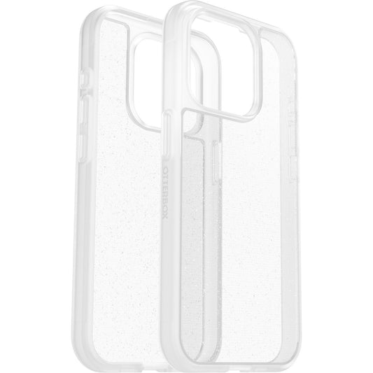 OtterBox React Apple iPhone 15 Pro (6.1") Case Stardust (Clear Glitter) - (77-92760),Antimicrobial, DROP+ Military Standard,Hard,7 Years Warranty