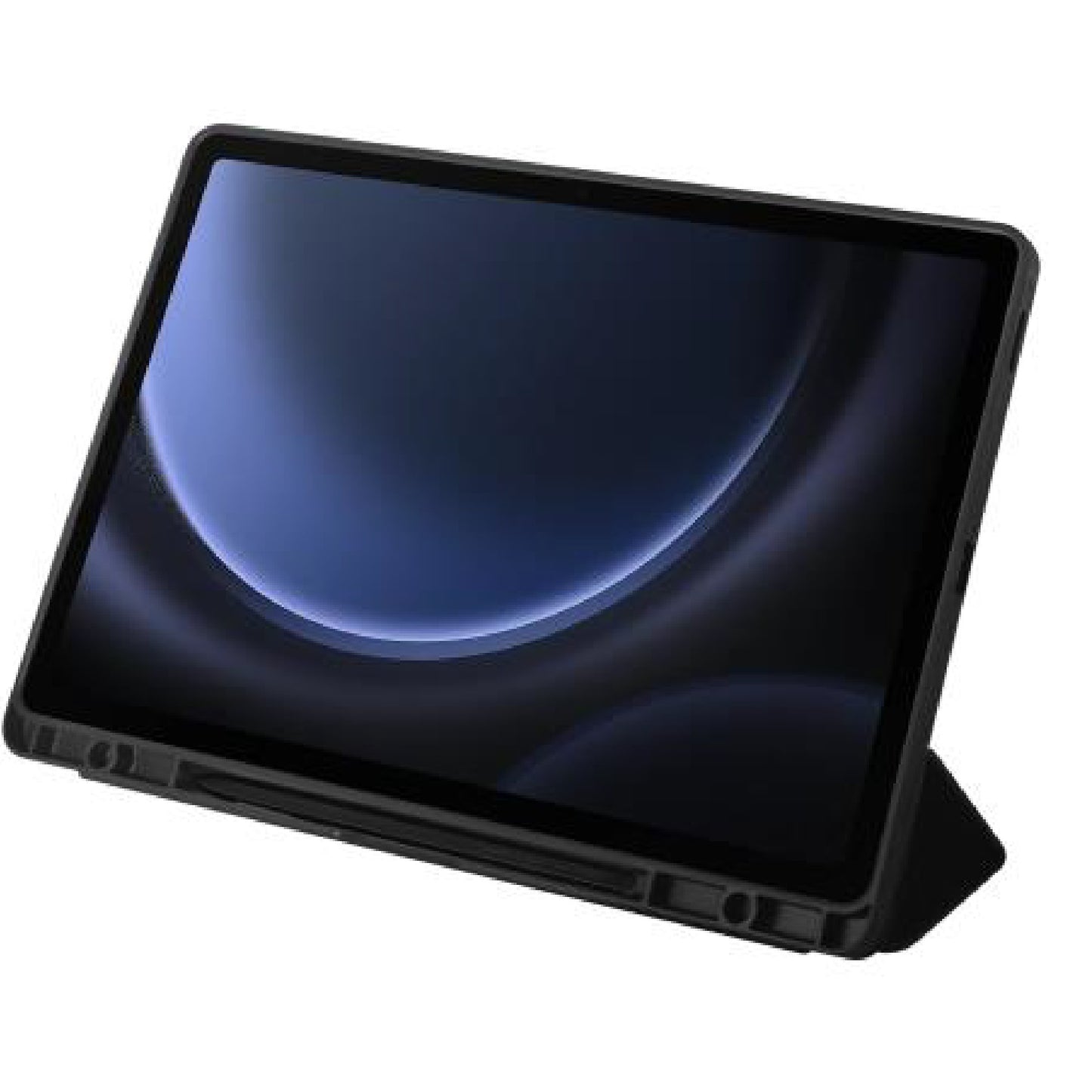 OtterBox React Folio Samsung Galaxy Tab S9 FE+ (12.4") Case Black- (77-95367),DROP+ Military Standard,Pencil Holder,Raised Edges, 7 Years Warranty