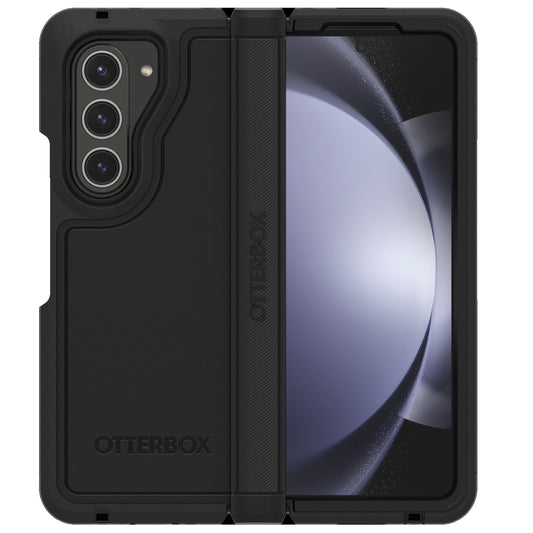 OtterBox Defender XT Samsung Galaxy Z Fold6 5G (7.6") Case Black - (77-95803), DROP+ 4X Military Standard, Port Covers, 7 Years Warranty
