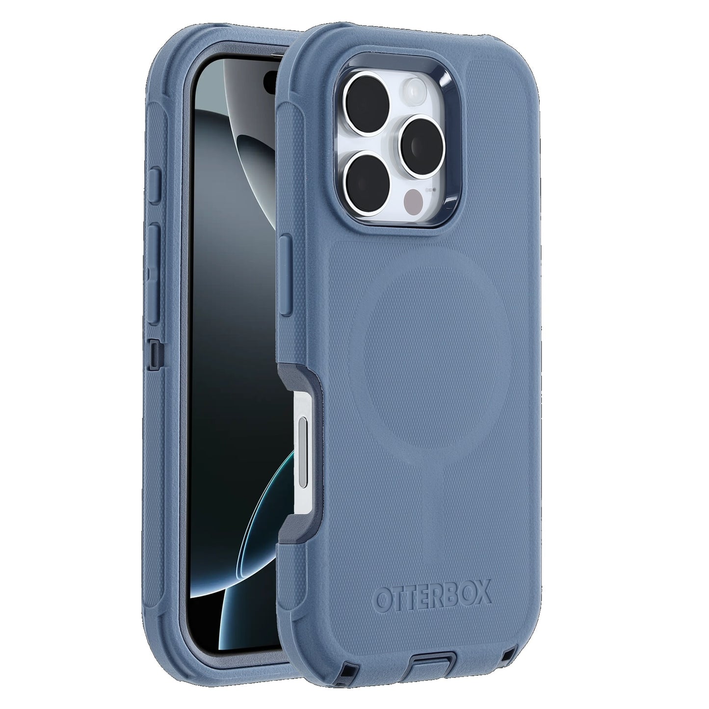 OtterBox Defender MagSafe Apple iPhone 16 Pro Max (6.9") Case Baby Blue Jeans-(77-95985)DROP+ 7X Military Standard,Tri-Layer,7 Years Warranty