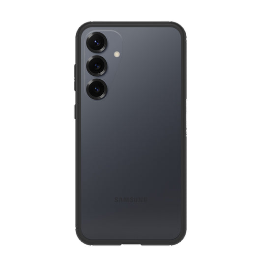 OtterBox React Samsung Galaxy S25+ 5G (6.7") Case Black Crystal (Clear/Black) - (77-97443),DROP+Military Standard,Hard Case,Soft Grip,7 Years Warranty